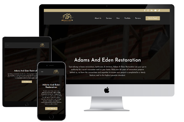 Adams & Eden Restoration Website